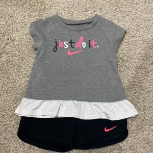 Nike 18m shorts outfit.